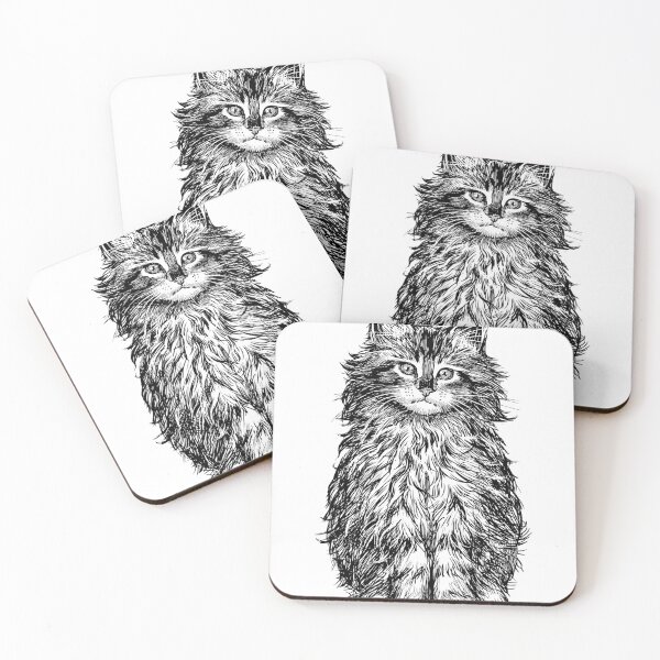 Item preview, Cat kitten drawing  designed and sold by Kemobanawity.