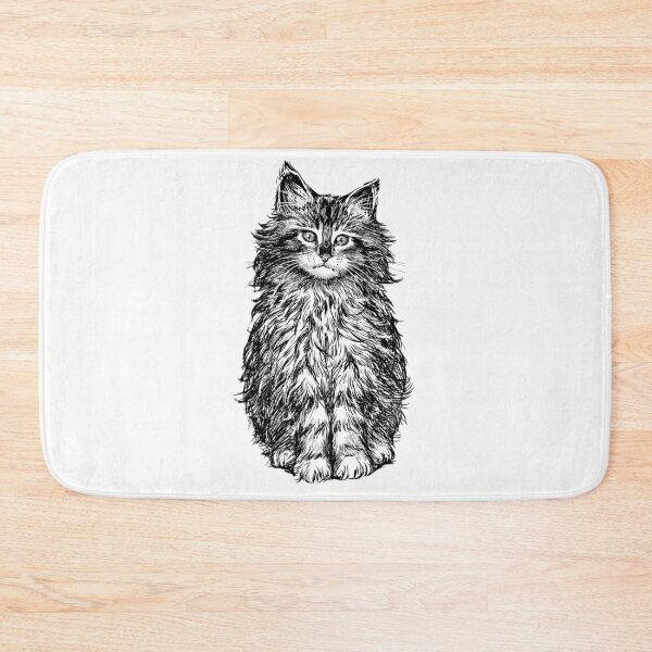 Item preview, Cat kitten drawing  designed and sold by Kemobanawity.