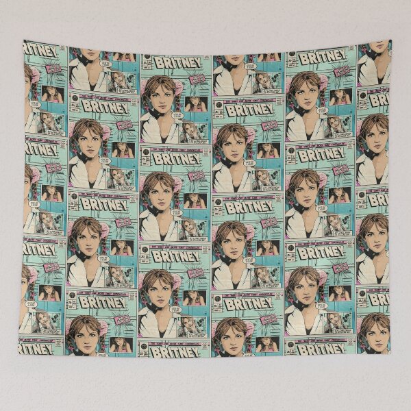 Item preview, Britney Spears baby one more time, vintage comic  designed and sold by CoffeeCatMarie.