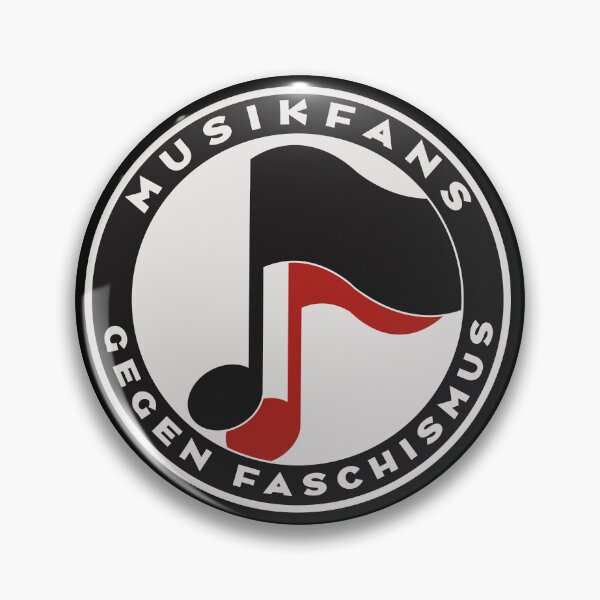 Item preview, Music fans against fascism - Musical Antifa designed and sold by Dunkelflaute.