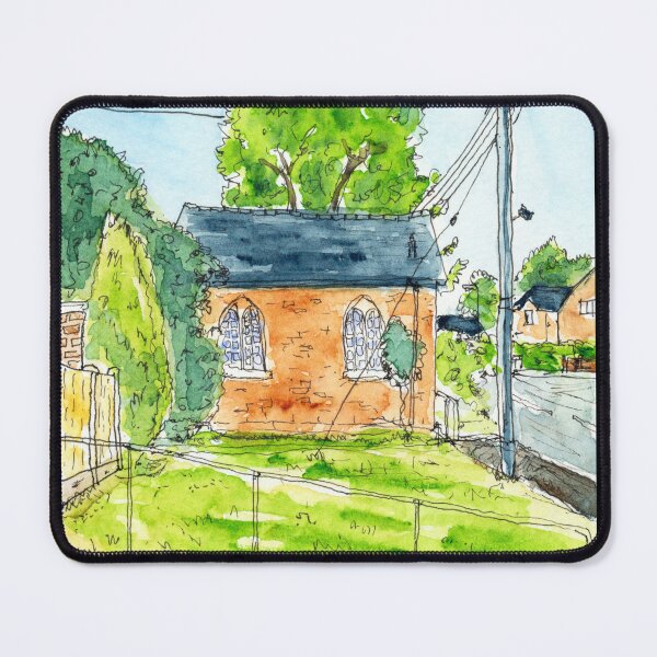 Item preview, The Old Chapel in Yarnfield Stone designed and sold by paleheather.