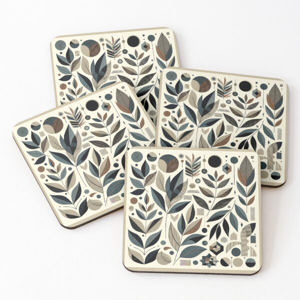 Item preview, Leaves of Bauhaus designed and sold by ClumsyClouds.
