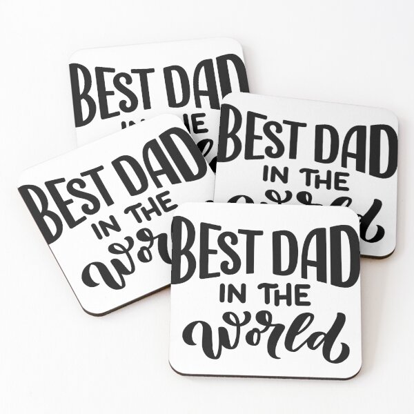 Item preview, Best Dad In The World designed and sold by Funky  Fibers.