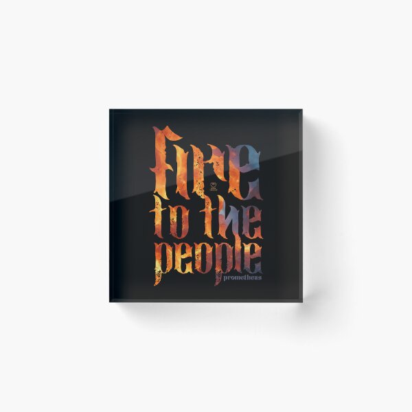 Item preview, Fire to the people designed and sold by Divine Creation.