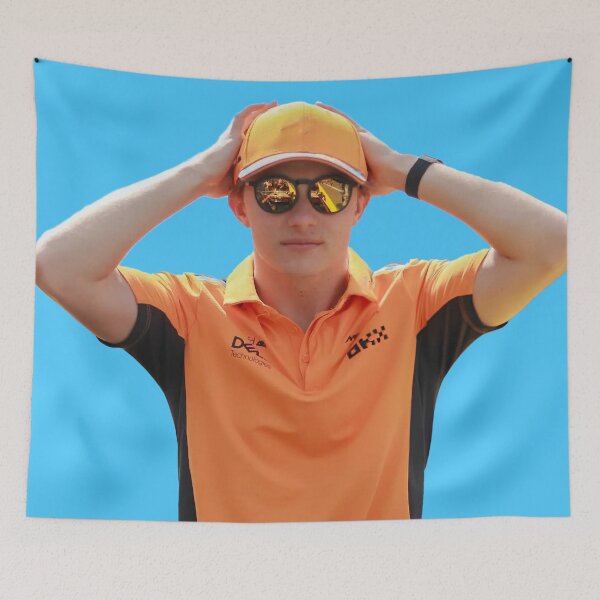 Item preview, Oscar Piastri F1 Driver Hands over Head Norris Teammate designed and sold by FormulaGTee1.