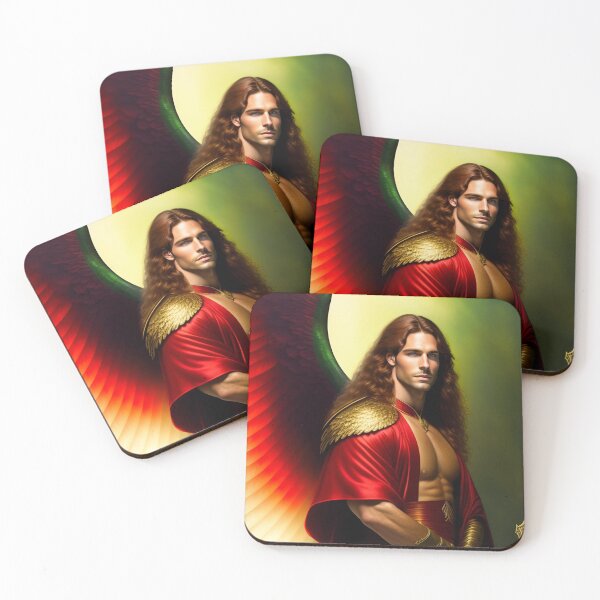 Item preview, St Raphael the Arcangel Canvas Art Print Wall Posters, Frames, T-Shirts, Stickers, Clipart designed and sold by MERKSAM.