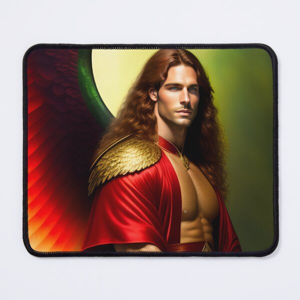 Item preview, St Raphael the Arcangel Canvas Art Print Wall Posters, Frames, T-Shirts, Stickers, Clipart designed and sold by MERKSAM.