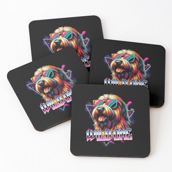 Item preview, Wild One Briard Dog T-Shirt designed and sold by RedDesignSyc.