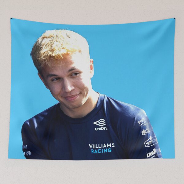 Item preview, Alex Albon F1 Driver Funny Face Williams F1 Team Logan Sargeant Teammate designed and sold by FormulaGTee1.