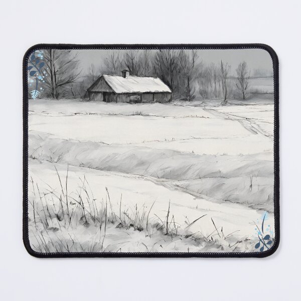 Item preview, Old house winter time designed and sold by JDGeoShop.