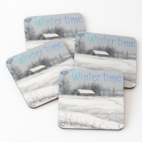 Item preview, Old house winter time  designed and sold by JDGeoShop.