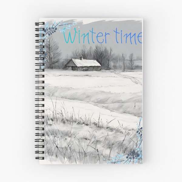 Item preview, Old house winter time  designed and sold by JDGeoShop.