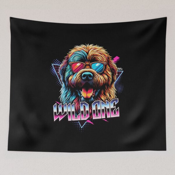 Item preview, Wild One Bouvier des Flandres Dog designed and sold by RedDesignSyc.