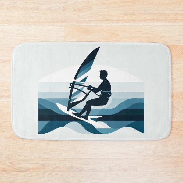 Item preview, Abstact Surfing Guy in Blue designed and sold by Gaborai.