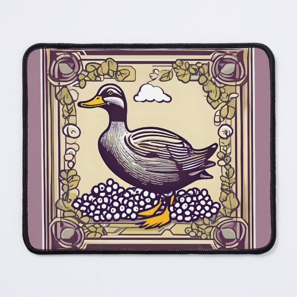Item preview, Duck with Grapes Tile designed and sold by Devo07.