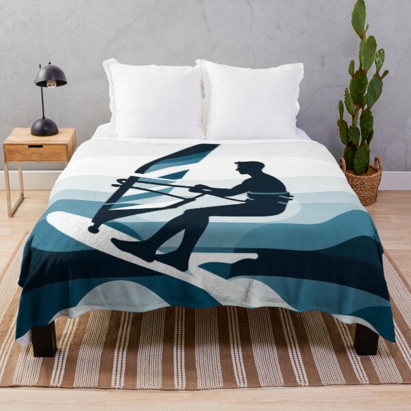 Item preview, Abstact Surfing Guy in Blue designed and sold by Gaborai.
