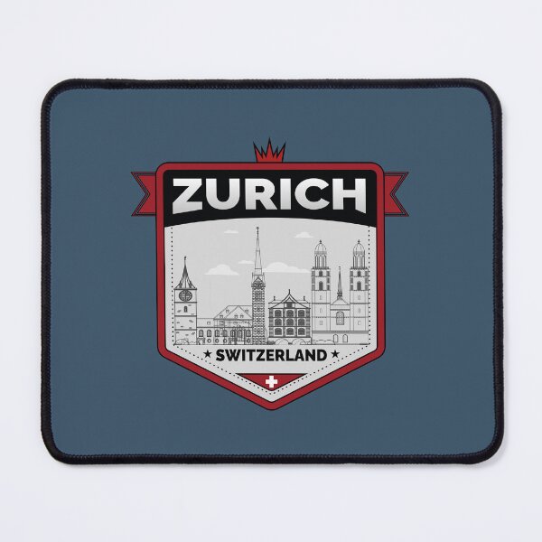 Item preview, Zurich city with switzerland flag designed and sold by Donutlovers.