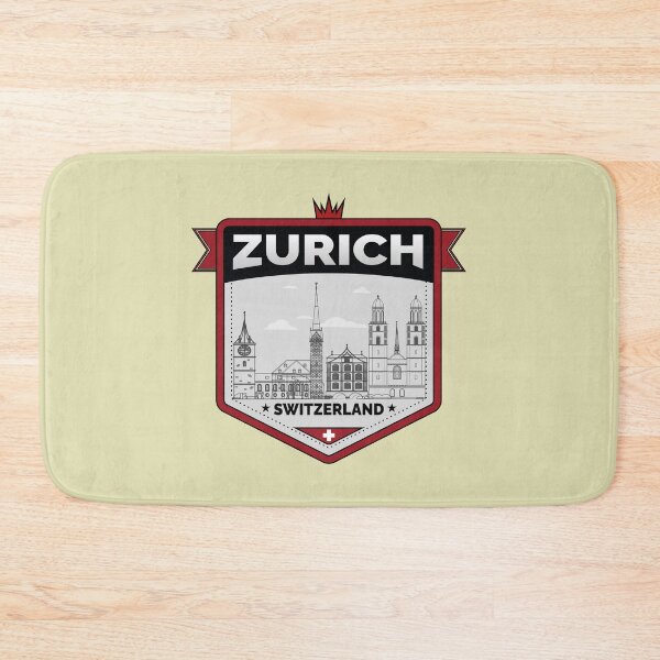 Artikelvorschau, Stadt Zürich mit Schweizer Flagge entworfen und verkauft von Donutlovers.