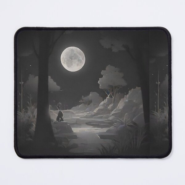 Item preview, Silver Moonlit Trees designed and sold by Sadia  Jannat.