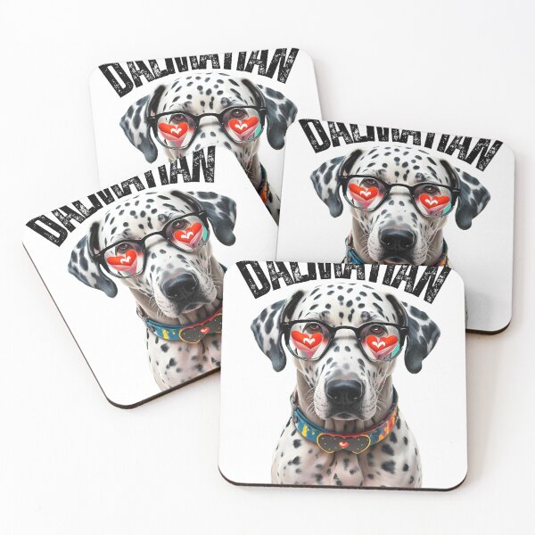 Item preview, Dalmatian Watercolor Dog Wearing Glasses T-Shirt designed and sold by Zibis09.