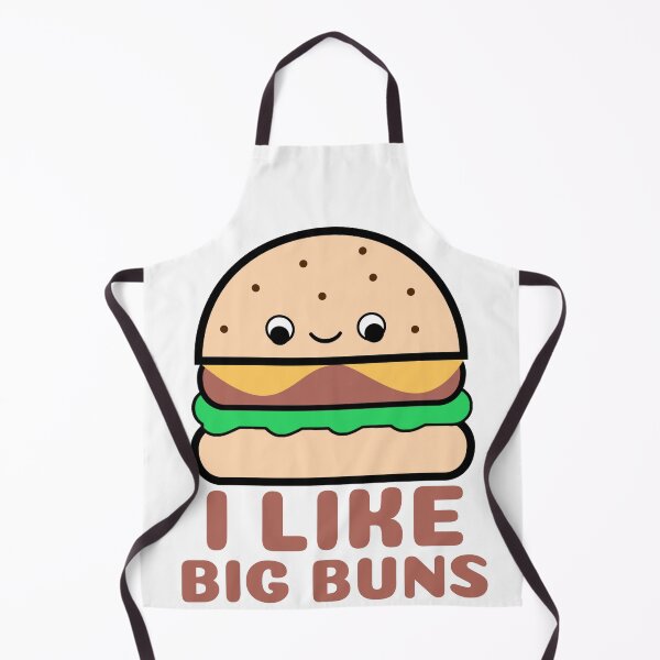 Item preview, I Like Big Buns, Cute Funny Kawaii Burger  designed and sold by Sunserize Designs.