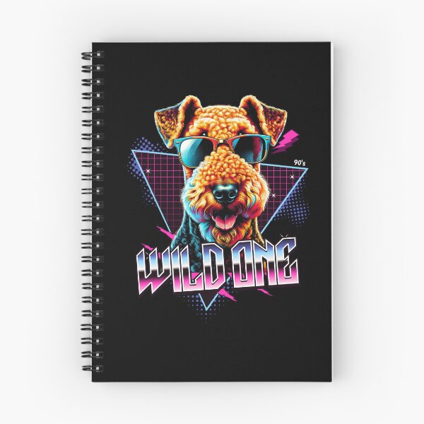 Aperçu de l'œuvre Chien Wild One Airedale Terrier créée et vendue par RedDesignSyc.