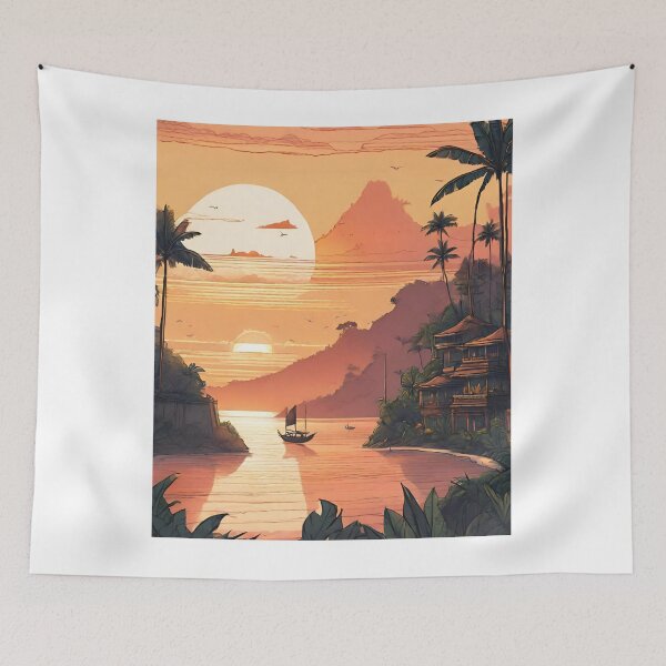 Item preview, Sunrise in Bali Beautiful View Perfect Gift designed and sold by xiaidex.