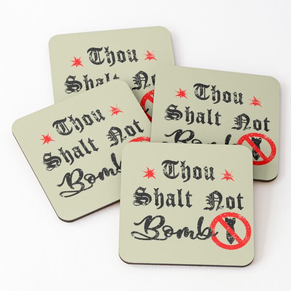Item preview, Thou Shalt Not Bomb designed and sold by DEEZAYN.
