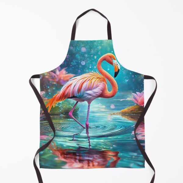 Item preview, Flamingo with a myriad of colours in a magical crystal clear water designed and sold by fotofeast.