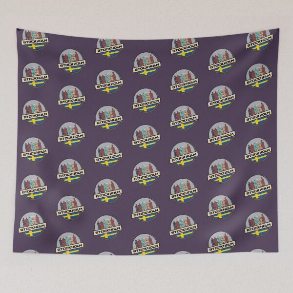 Item preview, Stockholm city with sweden flag designed and sold by Donutlovers.