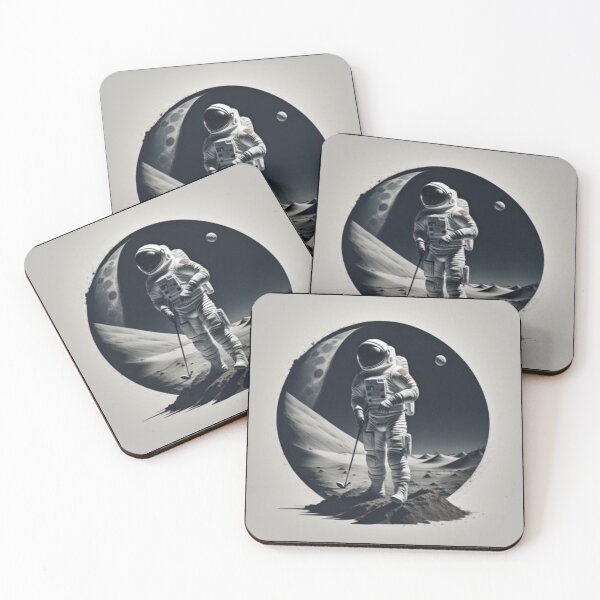 Item preview, Astronaut playing golf designed and sold by AcioMac.
