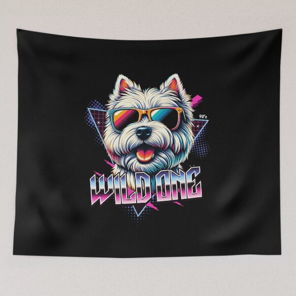 Item preview, Wild One West Highland White Terrier designed and sold by RedDesignSyc.