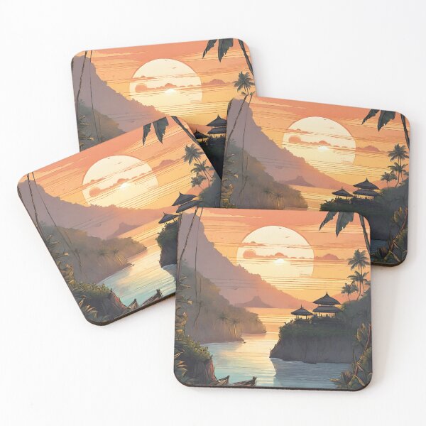 Item preview,  Sunrise in Bali Beautiful View Perfect Gift designed and sold by xiaidex.