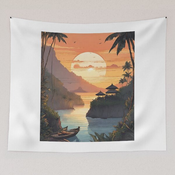 Item preview,  Sunrise in Bali Beautiful View Perfect Gift designed and sold by xiaidex.