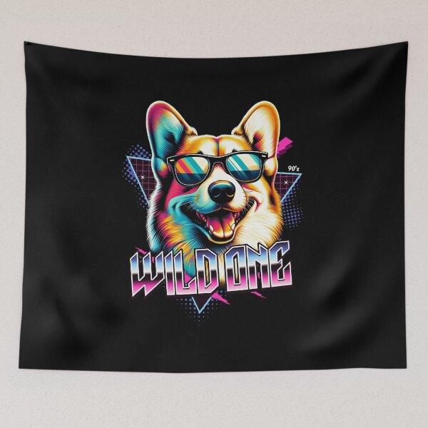 Item preview, Wild One Welsh Corgi designed and sold by RedDesignSyc.