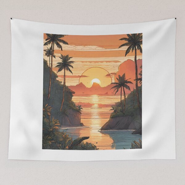 Item preview, Sunrise in Bali Beautiful View Perfect Gift designed and sold by xiaidex.
