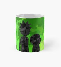 Crystal Rick and Morty Silhouette. Mug