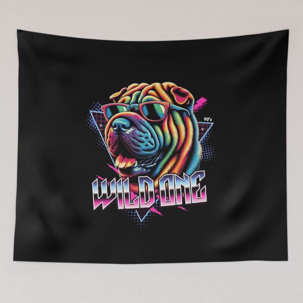 Item preview, Wild One Shar Pei Dog designed and sold by RedDesignSyc.