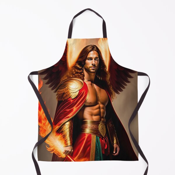 Item preview, Arcangel Uriel Canvas Art Print Wall Posters, Frames, T-Shirts, Stickers, Clipart designed and sold by MERKSAM.