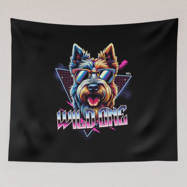 Item preview, Wild One Scottish Terrier Dog designed and sold by RedDesignSyc.