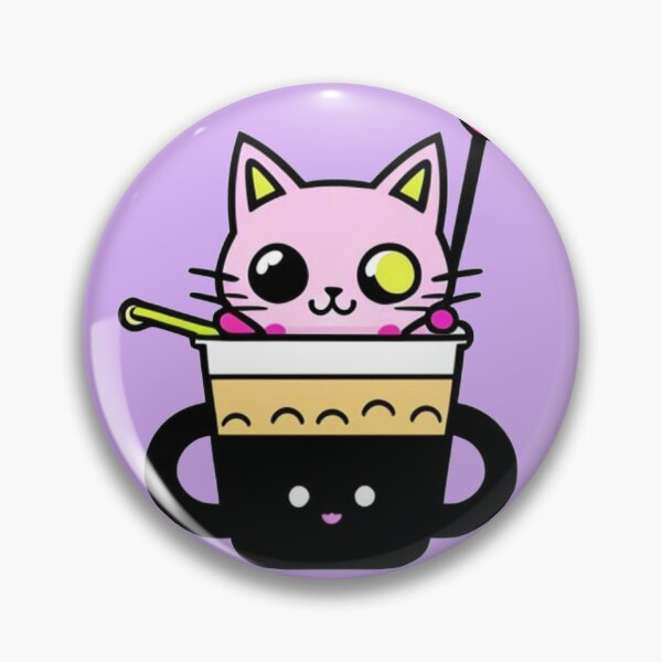 Item preview, Boba Tea Cat - Cat with Bubble tea designed and sold by FunShuiGB.