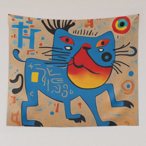 Item preview, Humphrey The Blue Cat designed and sold by Owl-o-the-wisp.