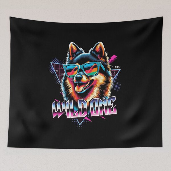 Item preview, Wild One Schipperke designed and sold by RedDesignSyc.