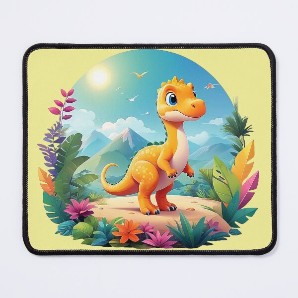 Item preview, Sunny dinosaur in the sea of leaves designed and sold by Minpadesign.
