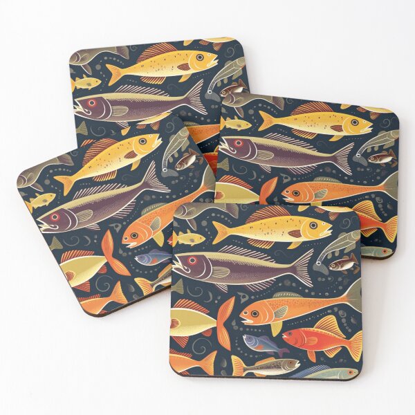 Item preview,  "Underwater Diversity: A Visual Fish Chart" designed and sold by LuNkyRose.