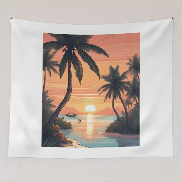 Item preview, Sunrise in Maldives Beautiful View Perfect Gift designed and sold by xiaidex.