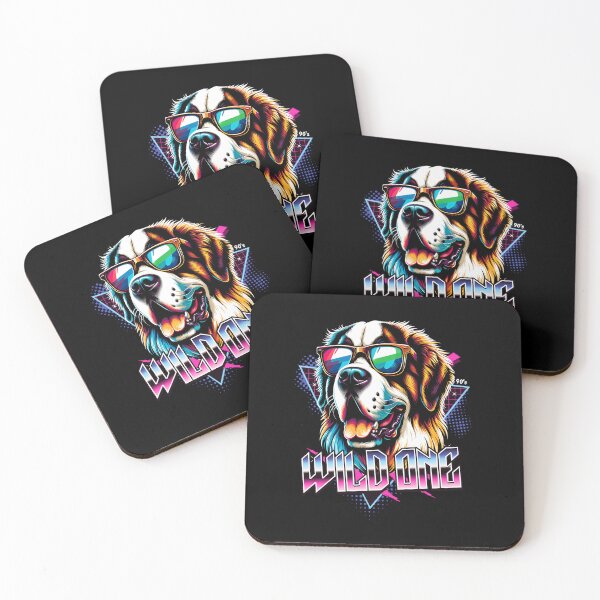 Item preview, Wild One Saint Bernard Dog designed and sold by RedDesignSyc.