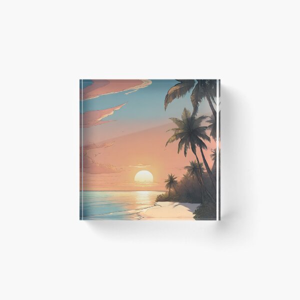 Item preview, Sunrise in Maldives Beautiful View Perfect Gift designed and sold by xiaidex.
