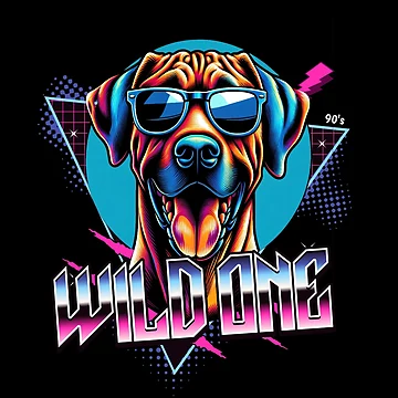 Artwork thumbnail, Wild One Rhodesian Ridgeback by RedDesignSyc