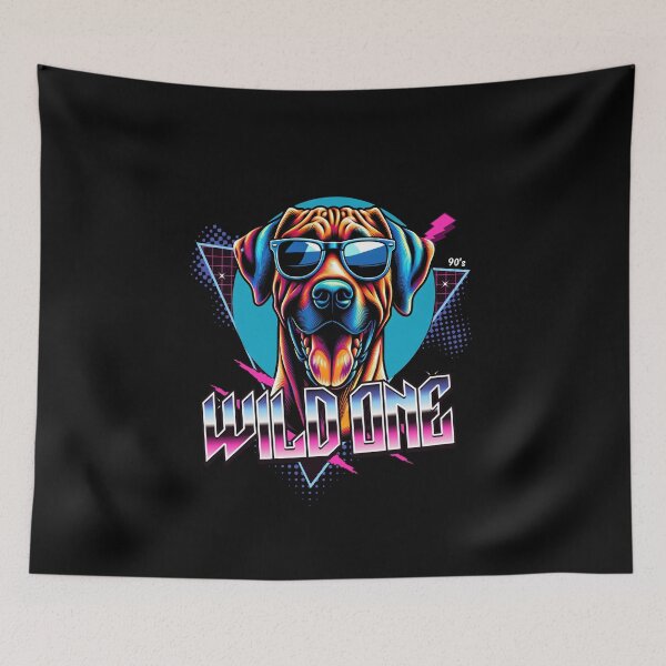 Item preview, Wild One Rhodesian Ridgeback designed and sold by RedDesignSyc.
